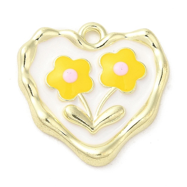 PandaHall Alloy Enamel Pendants, Golden, Heart with Flower Charm, White, 18x18x3mm, Hole: 1.6mm Alloy+Enamel Heart White
PandaHall Alloy Enamel Pendants, Golden, Heart with Flower Charm, White, 18x18x3mm, Hole: 1.6mm Alloy+Enamel Heart White
