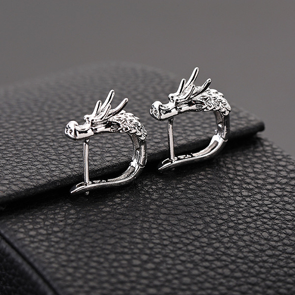 PandaHall Alloy Dragon Hoop Earrings, Gothic Jewelry for Men Women, Platinum, 19x16.5x7mm Alloy Dragon
PandaHall Alloy Dragon Hoop Earrings, Gothic Jewelry for Men Women, Platinum, 19x16.5x7mm Alloy Dragon