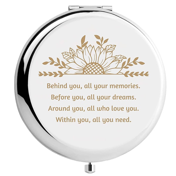 PandaHall CREATCABIN Metal Compact Pocket Sunflower Round Double-Side Magnifying Folding Makeup Mirror 2.6inch Travel Portable Behind You...
PandaHall CREATCABIN Metal Compact Pocket Sunflower Round Double-Side Magnifying Folding Makeup Mirror 2.6inch Travel Portable Behind You...