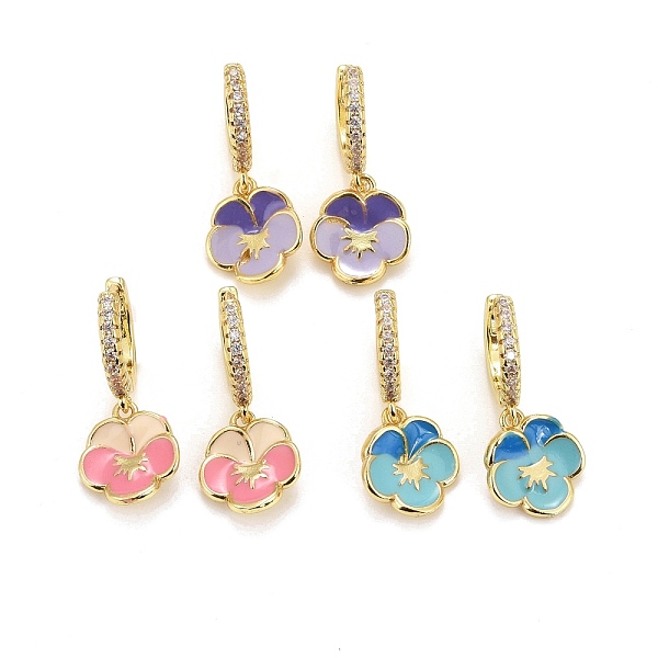 PandaHall Rack Plating Brass Enamel Huggie Hoop Earrings, Dangle Earrings, Micro Pave Cubic Zirconia, Long-Lasting Real 18K Gold Plated..., Multicolor
PandaHall Rack Plating Brass Enamel Huggie Hoop Earrings, Dangle Earrings, Micro Pave Cubic Zirconia, Long-Lasting Real 18K Gold Plated..., Multicolor