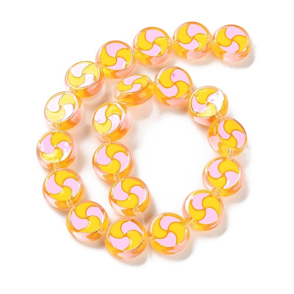 PandaHall Glass Beads Strands, with Enamel, Flat Round, Orange, 17x7mm, Hole: 1.5mm, about 19pcs/strand, 12.60 inch(32cm) Glass Flat Round...
PandaHall Glass Beads Strands, with Enamel, Flat Round, Orange, 17x7mm, Hole: 1.5mm, about 19pcs/strand, 12.60 inch(32cm) Glass Flat Round...