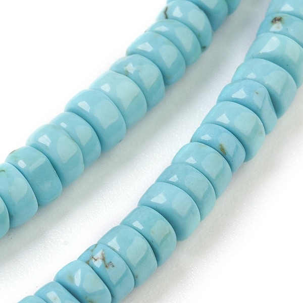 PandaHall Natural Magnesite Beads Strands, Dyed, Flat Round/Disc, Light Sky Blue, 3.5~4x2mm, Hole: 0.8mm, about 180~192pcs/strand, 15.7 inch...
PandaHall Natural Magnesite Beads Strands, Dyed, Flat Round/Disc, Light Sky Blue, 3.5~4x2mm, Hole: 0.8mm, about 180~192pcs/strand, 15.7 inch...