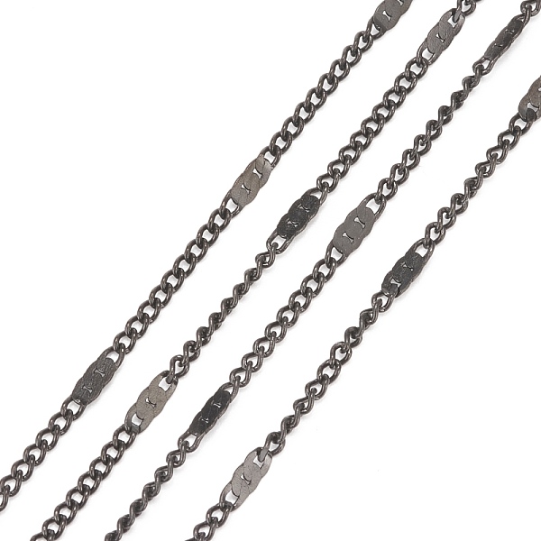 PandaHall 304 Stainless Steel Figaro Chains, with Spool, Soldered, Electrophoresis Black, Link: 2~5.2x1.4x0.9mm, about 32.8 Feet(10m)/roll...
PandaHall 304 Stainless Steel Figaro Chains, with Spool, Soldered, Electrophoresis Black, Link: 2~5.2x1.4x0.9mm, about 32.8 Feet(10m)/roll...