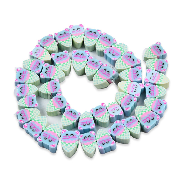 PandaHall Handmade Polymer Clay Beads Strands, Ice Cream with Expression, Light Sky Blue, 9~12x6.5~10x4~5mm, Hole: 1.6mm, about 39pcs/strand...
PandaHall Handmade Polymer Clay Beads Strands, Ice Cream with Expression, Light Sky Blue, 9~12x6.5~10x4~5mm, Hole: 1.6mm, about 39pcs/strand...