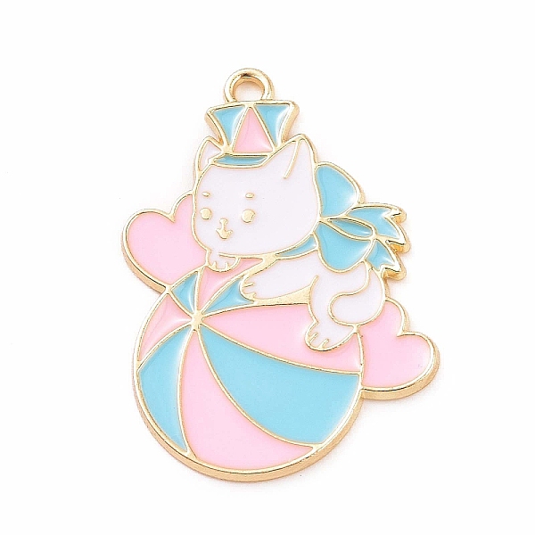 PandaHall Alloy Enamel Pendants, Cat with Ball Charm, Aqua, 32.5x23x1mm, Hole: 2mm Alloy+Enamel Cat Shape Cyan
PandaHall Alloy Enamel Pendants, Cat with Ball Charm, Aqua, 32.5x23x1mm, Hole: 2mm Alloy+Enamel Cat Shape Cyan