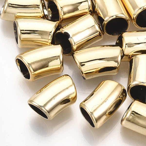 PandaHall UV Plating ABS Plastic Beads, Curved, Tube, Golden Plated, 15x9.5x9mm, Hole: 7mm ABS Plastic Tube
PandaHall UV Plating ABS Plastic Beads, Curved, Tube, Golden Plated, 15x9.5x9mm, Hole: 7mm ABS Plastic Tube