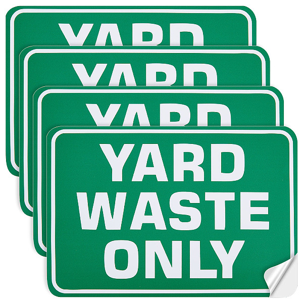 PandaHall Paper Sticker Labels, Adhesive Stickers for Trash Can, Word Yard Waste Only, Medium Sea Green, 260x185x0.2mm Paper Rectangle
PandaHall Paper Sticker Labels, Adhesive Stickers for Trash Can, Word Yard Waste Only, Medium Sea Green, 260x185x0.2mm Paper Rectangle