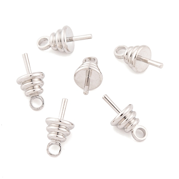 PandaHall Rack Plating Brass Cup Peg Bails Pin Pendants, Long-Lasting Plated, for Half Drilled Beads, Platinum, 9.5x5mm, Hole: 1.5mm, Pin...
PandaHall Rack Plating Brass Cup Peg Bails Pin Pendants, Long-Lasting Plated, for Half Drilled Beads, Platinum, 9.5x5mm, Hole: 1.5mm, Pin...