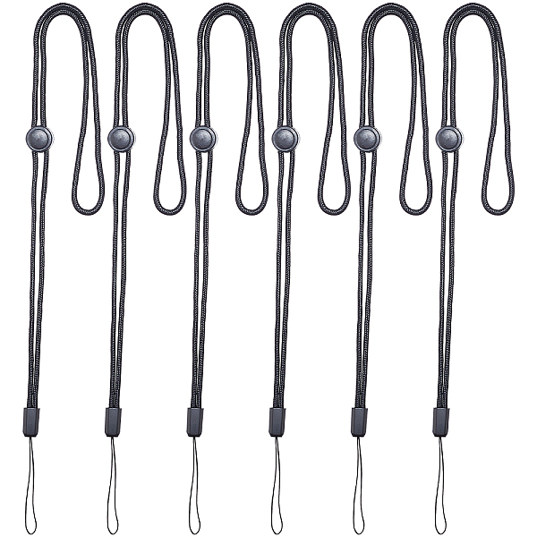 PandaHall Gorgecraft 6Pcs Adjustable Polyester Neck Lanyard, for Pen, Phone, Badge Holder, Black, 460x3.2mm Polyester Black
PandaHall Gorgecraft 6Pcs Adjustable Polyester Neck Lanyard, for Pen, Phone, Badge Holder, Black, 460x3.2mm Polyester Black