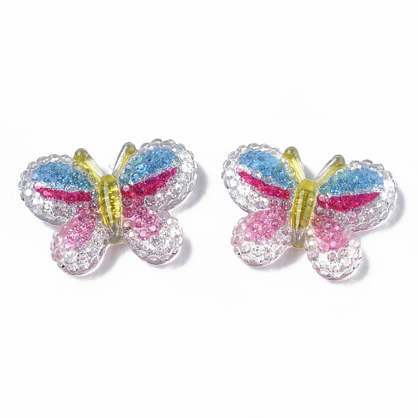 PandaHall Transparent Resin Cabochons, with Glitter Powder, Butterfly, Colorful, 16.5x22.5x4mm Epoxy Resin Butterfly
PandaHall Transparent Resin Cabochons, with Glitter Powder, Butterfly, Colorful, 16.5x22.5x4mm Epoxy Resin Butterfly