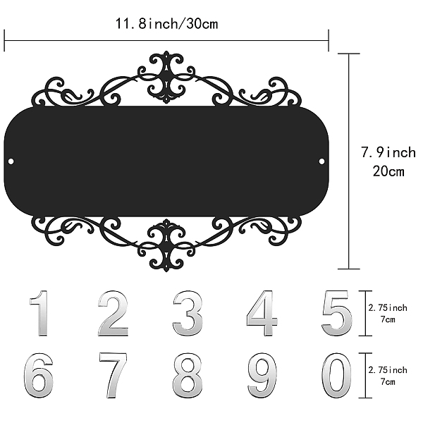PandaHall CREATCABIN DIY House Number Kits, including Iron Wall Mounted Address Plaques and Resin Mailbox Number Stickers, Mixed Color..., Multicolor
PandaHall CREATCABIN DIY House Number Kits, including Iron Wall Mounted Address Plaques and Resin Mailbox Number Stickers, Mixed Color..., Multicolor