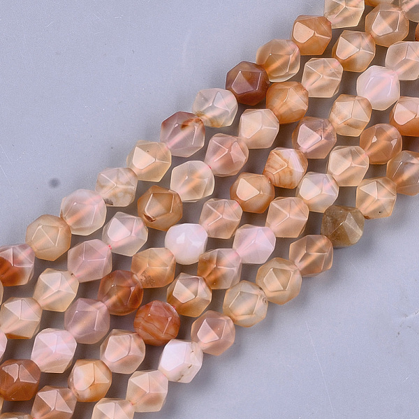 PandaHall Natural Agate Beads Strands, Dyed, Faceted, Star Cut Round Beads, Sandy Brown, 9~10x9~10x9~10mm, Hole: 1mm, about 37pcs/strand...
PandaHall Natural Agate Beads Strands, Dyed, Faceted, Star Cut Round Beads, Sandy Brown, 9~10x9~10x9~10mm, Hole: 1mm, about 37pcs/strand...