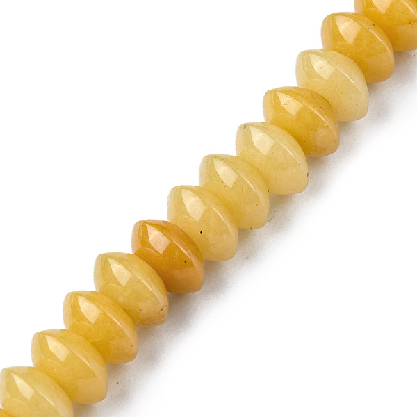 PandaHall Natural Topaz Jade Beads Strands, Saucer Beads, Rondelle, 12x5.5~6.5mm, Hole: 1.2mm, about 33pcs/strand, 7.80~8.82 inch...
PandaHall Natural Topaz Jade Beads Strands, Saucer Beads, Rondelle, 12x5.5~6.5mm, Hole: 1.2mm, about 33pcs/strand, 7.80~8.82 inch...