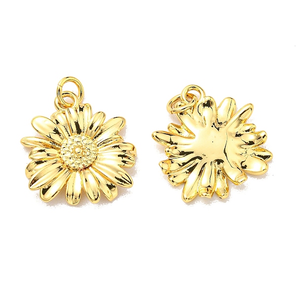 PandaHall Rack Plating Brass Pendants, with Jump Ring, Lead Free & Cadmium Free, Long-Lasting Plated, Daisy Charm, Real 18K Gold Plated...
PandaHall Rack Plating Brass Pendants, with Jump Ring, Lead Free & Cadmium Free, Long-Lasting Plated, Daisy Charm, Real 18K Gold Plated...