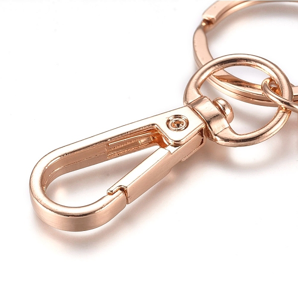PandaHall Alloy Keychain Clasp Findings, with Iron Rings, Light Gold, 80mm Alloy Others
PandaHall Alloy Keychain Clasp Findings, with Iron Rings, Light Gold, 80mm Alloy Others