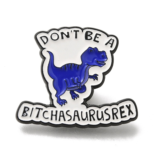 PandaHall Animal Safety Don't be a bitchasaurus rex Enamel Pins, Black Alloy Badge for Suit Shirt Collar, Men/Women, Dinosaur, 26x30.5x1.5mm...
PandaHall Animal Safety Don't be a bitchasaurus rex Enamel Pins, Black Alloy Badge for Suit Shirt Collar, Men/Women, Dinosaur, 26x30.5x1.5mm...