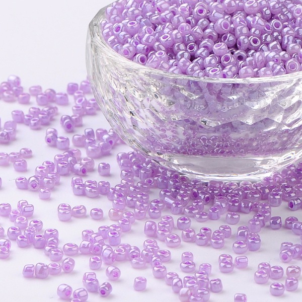 PandaHall 8/0 Glass Seed Beads, Ceylon, Round, Round Hole, Violet, 8/0, 3mm, Hole: 1mm, about 1111pcs/50g, 50g/bag, 18bags/2pounds Glass..., Purple
PandaHall 8/0 Glass Seed Beads, Ceylon, Round, Round Hole, Violet, 8/0, 3mm, Hole: 1mm, about 1111pcs/50g, 50g/bag, 18bags/2pounds Glass..., Purple
