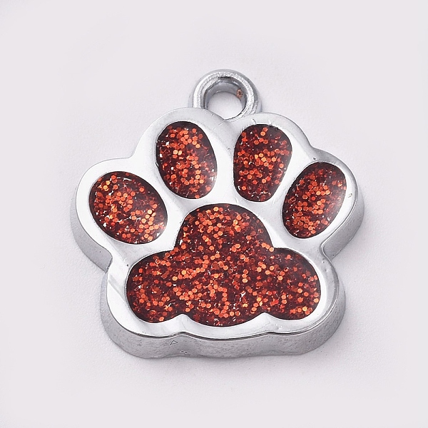 PandaHall Alloy Enamel Charms, with Glitter Powder, Dog Paw Prints, Platinum, Dark Red, 17.7x16.6x2mm, Hole: 2mm Alloy+Enamel Others Red
PandaHall Alloy Enamel Charms, with Glitter Powder, Dog Paw Prints, Platinum, Dark Red, 17.7x16.6x2mm, Hole: 2mm Alloy+Enamel Others Red