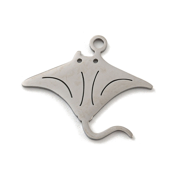 PandaHall 304 Stainless Steel Pendants, Laser Cut, Stainless Steel Color, Ocean Animal Charm, Manta Ray, 20.5x25x1mm, Hole: 2mm 304...
PandaHall 304 Stainless Steel Pendants, Laser Cut, Stainless Steel Color, Ocean Animal Charm, Manta Ray, 20.5x25x1mm, Hole: 2mm 304...