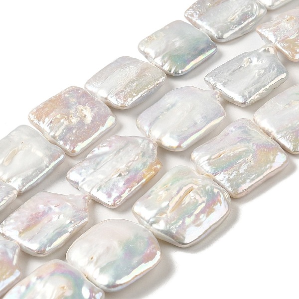 PandaHall Natural Baroque Pearl Keshi Pearl Beads Strands, Cultured Freshwater Pearl, Square, Old Lace, 17.5~24x16.5~21.5x4~8mm, Hole: 0.7mm...
PandaHall Natural Baroque Pearl Keshi Pearl Beads Strands, Cultured Freshwater Pearl, Square, Old Lace, 17.5~24x16.5~21.5x4~8mm, Hole: 0.7mm...