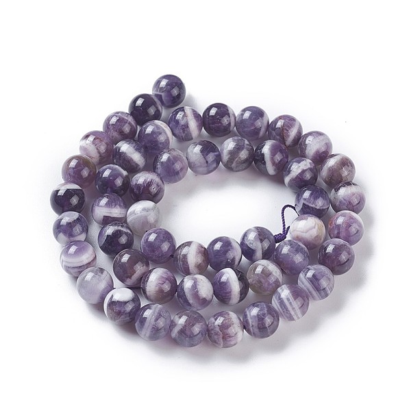 PandaHall Natural Chevron Amethyst Beads Strands, Round, 10mm, Hole: 1mm, about 38~40pcs/strand, 15.3 inch~15.75 inch(39~40cm) Amethyst...
PandaHall Natural Chevron Amethyst Beads Strands, Round, 10mm, Hole: 1mm, about 38~40pcs/strand, 15.3 inch~15.75 inch(39~40cm) Amethyst...