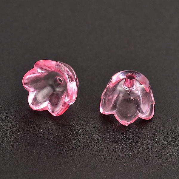 PandaHall Pink Dyed Transparent Acrylic Flower Beads, about 10mm wide, 6mm thick, hole: 1.5mm Acrylic Flower Pink
PandaHall Pink Dyed Transparent Acrylic Flower Beads, about 10mm wide, 6mm thick, hole: 1.5mm Acrylic Flower Pink