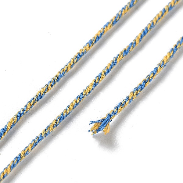 PandaHall Polyester Twisted Cord, Round, for DIY Jewelry Making, Gold, 1.2mm, about 38.28 Yards(35m)/Roll Polyester Gold
PandaHall Polyester Twisted Cord, Round, for DIY Jewelry Making, Gold, 1.2mm, about 38.28 Yards(35m)/Roll Polyester Gold