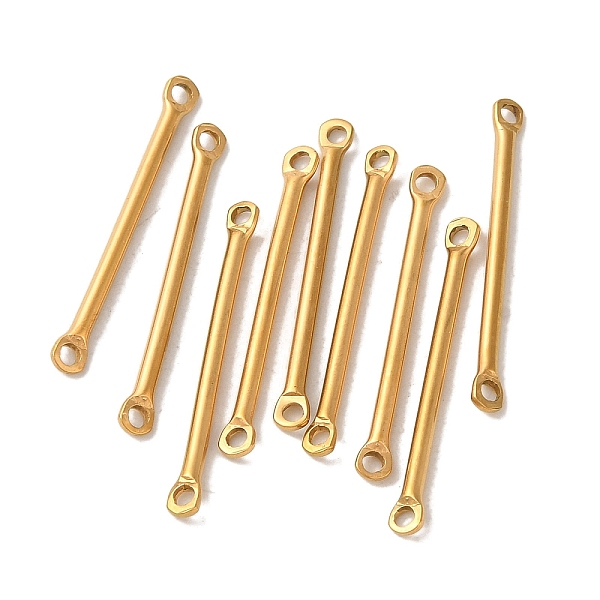 PandaHall Ion Plating(IP) 304 Stainless Steel Links, Bar Connector Charms, Real 18K Gold Plated, 25x2.5x1.5mm, Hole: 1.4mm 304 Stainless...
PandaHall Ion Plating(IP) 304 Stainless Steel Links, Bar Connector Charms, Real 18K Gold Plated, 25x2.5x1.5mm, Hole: 1.4mm 304 Stainless...