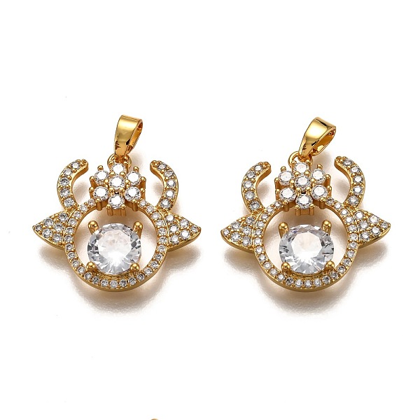 PandaHall Brass Clear Cubic Zirconia Constellation Charms, Long-Lasting Plated, with Jump Ring, Real 18K Gold Plated, Taurus, 21x17.5x4.5mm...
PandaHall Brass Clear Cubic Zirconia Constellation Charms, Long-Lasting Plated, with Jump Ring, Real 18K Gold Plated, Taurus, 21x17.5x4.5mm...