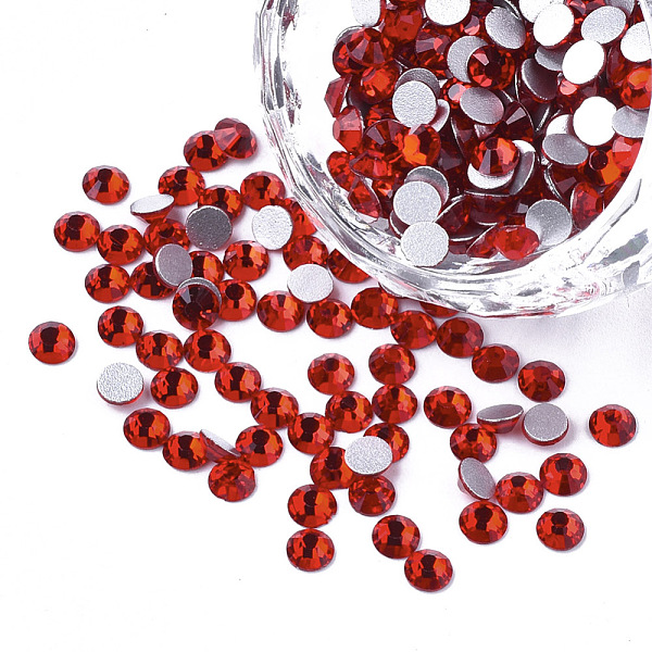 PandaHall Glass Flat Back Rhinestone Cabochons, Back Plated, Faceted Half Round, Light Siam, SS20, 4.6~4.8x2mm, about 1440pcs/bag Glass..., Red
PandaHall Glass Flat Back Rhinestone Cabochons, Back Plated, Faceted Half Round, Light Siam, SS20, 4.6~4.8x2mm, about 1440pcs/bag Glass..., Red