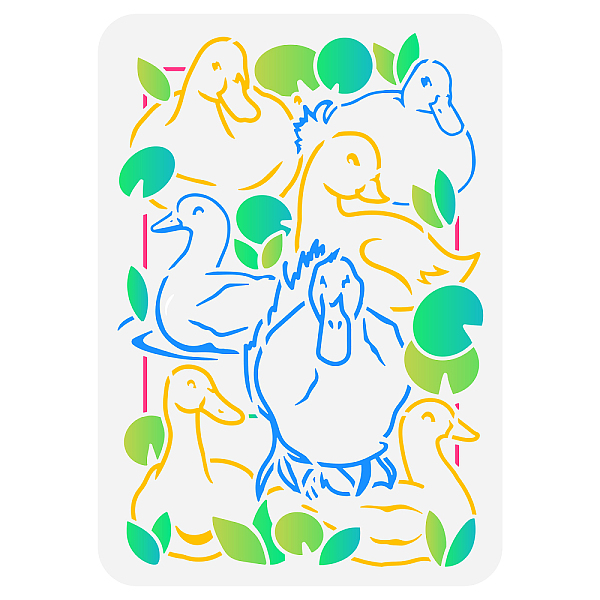 PandaHall FINGERINSPIRE Cute Duck Painting Stencil 8.3x11.7inch Reusable Ducks Drawing Stencil DIY Art Leaf Decoration Template Plants...
PandaHall FINGERINSPIRE Cute Duck Painting Stencil 8.3x11.7inch Reusable Ducks Drawing Stencil DIY Art Leaf Decoration Template Plants...