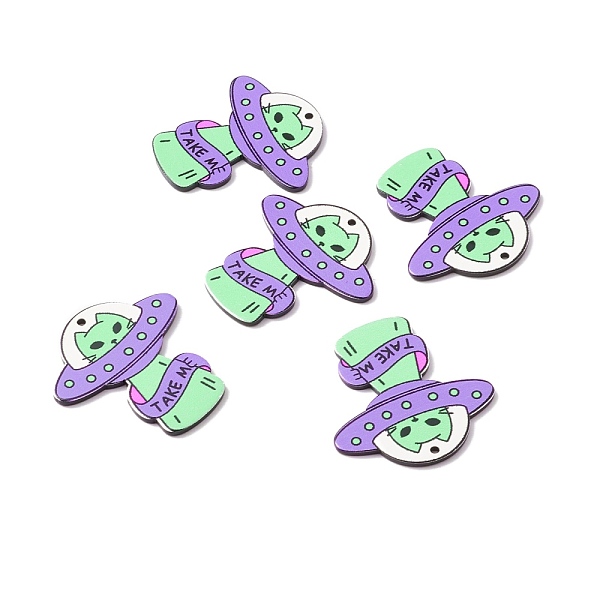 PandaHall Opaque Acrylic Pendants, UFO with Cat, Medium Orchid, 39x36.5x2mm, Hole: 1.8mm Acrylic Others
PandaHall Opaque Acrylic Pendants, UFO with Cat, Medium Orchid, 39x36.5x2mm, Hole: 1.8mm Acrylic Others