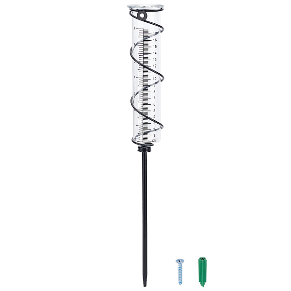 PandaHall SUPERDANT 17cm Rain Gauge Glass Spiral Rain Measurement Tools Garden Rain Gauge with Metal Frame Rain Measuring Cup with Black...
PandaHall SUPERDANT 17cm Rain Gauge Glass Spiral Rain Measurement Tools Garden Rain Gauge with Metal Frame Rain Measuring Cup with Black...