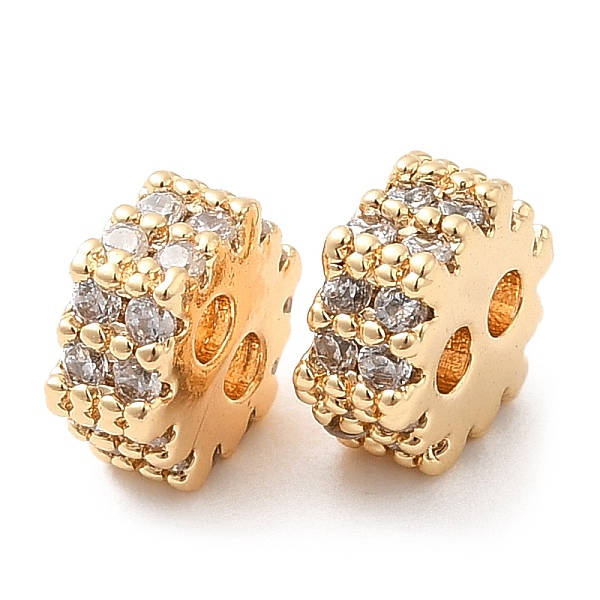 PandaHall Brass Micro Pave Clear Cubic Zirconia Slide Charms, Gear, Real 18K Gold Plated, 6.5x7.5x3mm, Hole: 1.6mm Brass+Cubic Zirconia...
PandaHall Brass Micro Pave Clear Cubic Zirconia Slide Charms, Gear, Real 18K Gold Plated, 6.5x7.5x3mm, Hole: 1.6mm Brass+Cubic Zirconia...