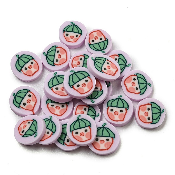 PandaHall Handmade Polymer Clay Beads, No Hole, Flat Round, Green, 9~9.5x2.5mm, about 2083pcs/500g Polymer Clay Flat Round Green
PandaHall Handmade Polymer Clay Beads, No Hole, Flat Round, Green, 9~9.5x2.5mm, about 2083pcs/500g Polymer Clay Flat Round Green