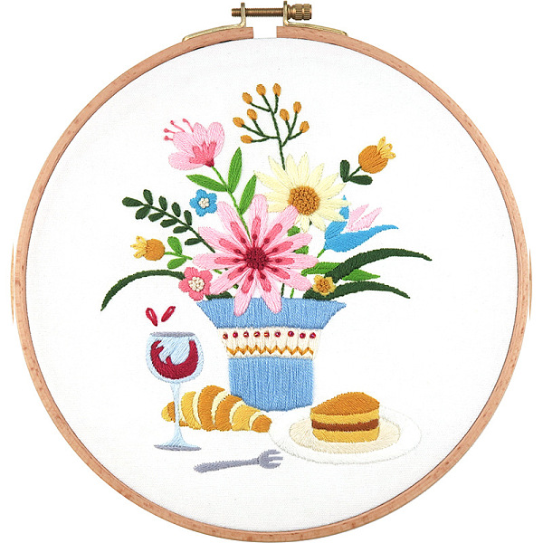 PandaHall DIY Display Decoration Embroidery Kit, Including Embroidery Needles & Thread, Cotton Fabric, Flower Pattern, 173x139mm Cotton...
PandaHall DIY Display Decoration Embroidery Kit, Including Embroidery Needles & Thread, Cotton Fabric, Flower Pattern, 173x139mm Cotton...