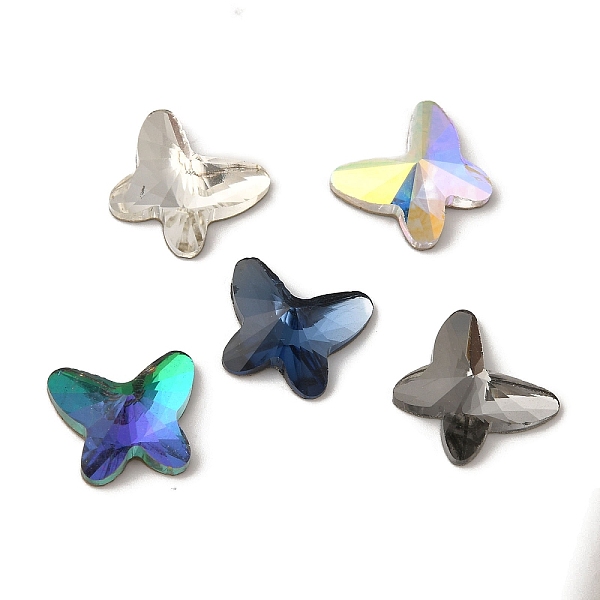 PandaHall Glass Rhinestone Cabochons, Flat Back & Back Plated, Faceted, Butterfly, Mixed Color, 10.2x12x4mm Glass Rhinestone Butterfly..., Multicolor
PandaHall Glass Rhinestone Cabochons, Flat Back & Back Plated, Faceted, Butterfly, Mixed Color, 10.2x12x4mm Glass Rhinestone Butterfly..., Multicolor