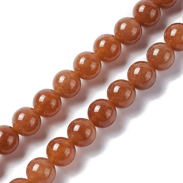 PandaHall Natural White Jade Beads Strands, Dyed, Round, Saddle Brown, 8mm, Hole: 1mm, about 46pcs/strand, 15.08''(38.3cm) White Jade Round
PandaHall Natural White Jade Beads Strands, Dyed, Round, Saddle Brown, 8mm, Hole: 1mm, about 46pcs/strand, 15.08''(38.3cm) White Jade Round