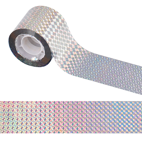 PandaHall GORGECRAFT 2 Inchx164FT Reflective Scare Ribbon Reflective Adhesive Bird Tape Self-Adhesive Holographic Double Sided Tape...
PandaHall GORGECRAFT 2 Inchx164FT Reflective Scare Ribbon Reflective Adhesive Bird Tape Self-Adhesive Holographic Double Sided Tape...