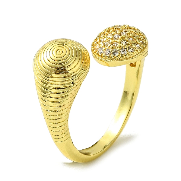 PandaHall Brass Micro Pave Cubic Zirconia Open Cuff Rings, Teardrop, Real 16K Gold Plated, US Size 8 3/4(18.7mm) Brass+Cubic Zirconia..., Clear
PandaHall Brass Micro Pave Cubic Zirconia Open Cuff Rings, Teardrop, Real 16K Gold Plated, US Size 8 3/4(18.7mm) Brass+Cubic Zirconia..., Clear