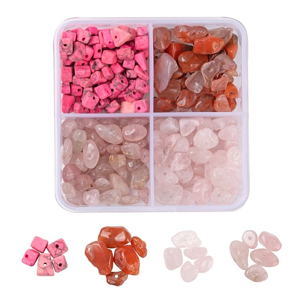 PandaHall 60G 4 Style Natural & Synthetic Mixed Gemstone Chip Beads, for Jewellery Making, Mixed Color, 15g/style Gemstone Chip Multicolor
PandaHall 60G 4 Style Natural & Synthetic Mixed Gemstone Chip Beads, for Jewellery Making, Mixed Color, 15g/style Gemstone Chip Multicolor