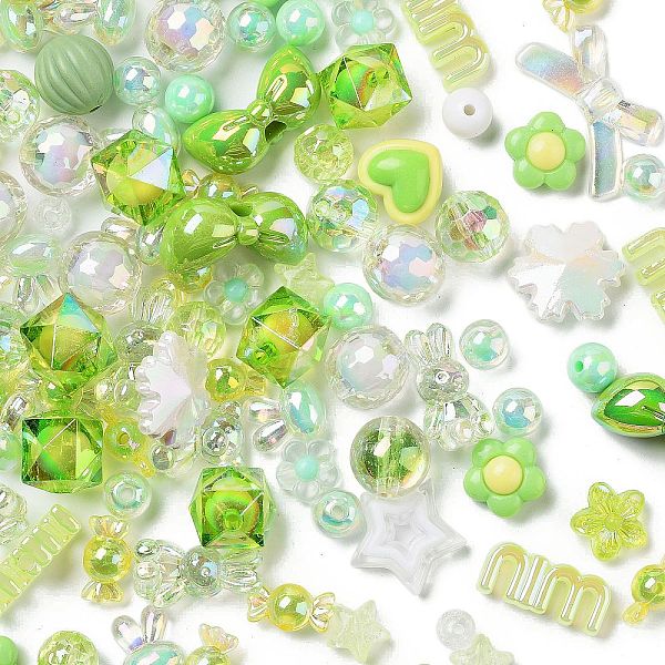PandaHall Acrylic Beads, Mixed Shapes, Light Green, 7~36.5x7~36.5x5.5~36.5mm, Hole: 1.8~4.5mm, about 299Pcs/500G Acrylic Mixed Shapes
PandaHall Acrylic Beads, Mixed Shapes, Light Green, 7~36.5x7~36.5x5.5~36.5mm, Hole: 1.8~4.5mm, about 299Pcs/500G Acrylic Mixed Shapes