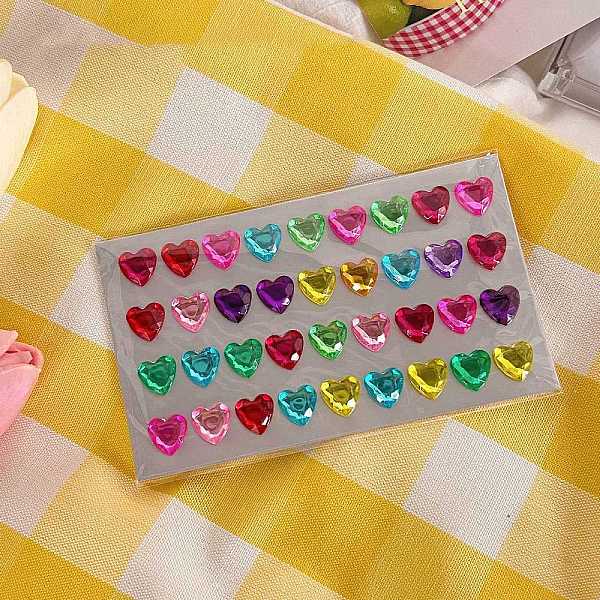 PandaHall Cartoon 3D Heart PVC Rhinestone Stickers, Gems Crystal Heart Decorative Decals for Kid's Art Craft, Colorful, 12mm, 36pcs/sheet...
PandaHall Cartoon 3D Heart PVC Rhinestone Stickers, Gems Crystal Heart Decorative Decals for Kid's Art Craft, Colorful, 12mm, 36pcs/sheet...