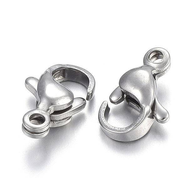 PandaHall 304 Stainless Steel Lobster Claw Clasps, Parrot Trigger Clasps, Stainless Steel Color, 10x6.5x3.5mm, Hole: 1mm 304 Stainless Steel...
PandaHall 304 Stainless Steel Lobster Claw Clasps, Parrot Trigger Clasps, Stainless Steel Color, 10x6.5x3.5mm, Hole: 1mm 304 Stainless Steel...