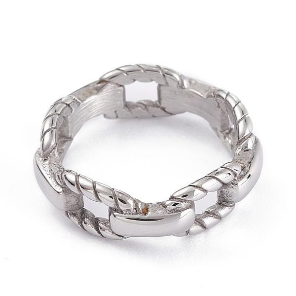 PandaHall Unisex 304 Stainless Steel Finger Rings, Wide Band Rings, Curb Chain Shape, Stainless Steel Color, US Size 7(17.3mm), 6.5mm 304...
PandaHall Unisex 304 Stainless Steel Finger Rings, Wide Band Rings, Curb Chain Shape, Stainless Steel Color, US Size 7(17.3mm), 6.5mm 304...