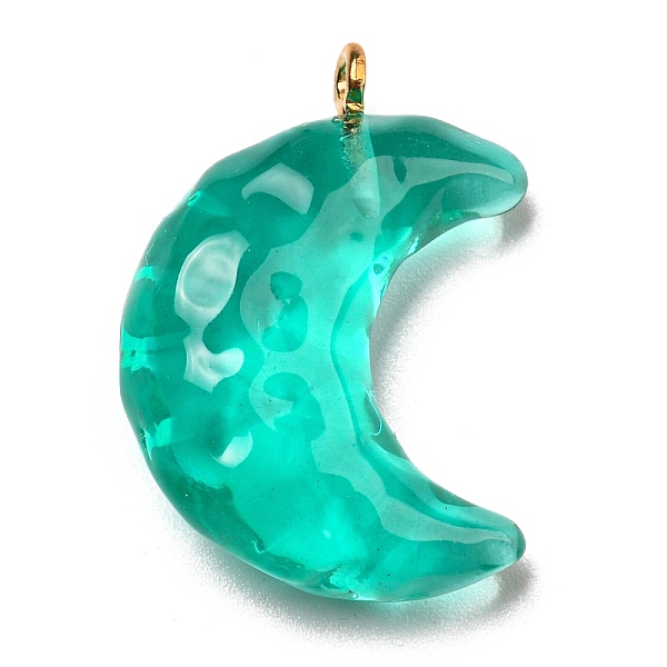 PandaHall Transparent Resin Moon Pendants, Crescent Moon Charms with Light Gold Plated Iron Loops, Light Sea Green, 28x20x9.5mm, Hole: 1.8mm...
PandaHall Transparent Resin Moon Pendants, Crescent Moon Charms with Light Gold Plated Iron Loops, Light Sea Green, 28x20x9.5mm, Hole: 1.8mm...