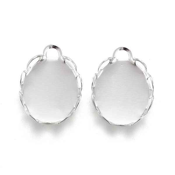 PandaHall 304 Stainless Steel Cabochon Settings, Lace Edge Bezel Cups, Oval, Silver, Tray: 10x8mm, 11.5x8.5x2mm 304 Stainless Steel Oval
PandaHall 304 Stainless Steel Cabochon Settings, Lace Edge Bezel Cups, Oval, Silver, Tray: 10x8mm, 11.5x8.5x2mm 304 Stainless Steel Oval