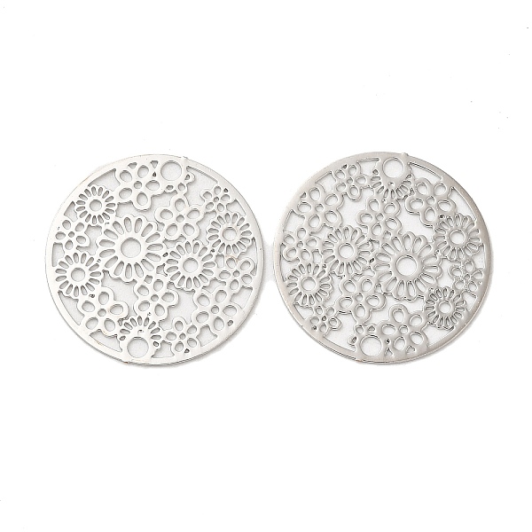 PandaHall Rack Plating Brass Connector Charms, Etched Metal Embellishments, Long-Lasting Plated, Flat Round Links with Flower, Platinum...
PandaHall Rack Plating Brass Connector Charms, Etched Metal Embellishments, Long-Lasting Plated, Flat Round Links with Flower, Platinum...