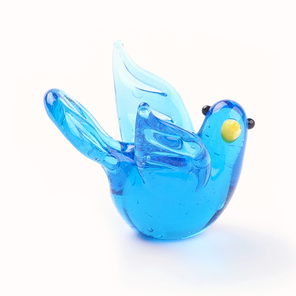 PandaHall Home Decorations, Handmade Lampwork Display Decorations, Dove, Deep Sky Blue, 18~22x19~21x14~19mm Lampwork Bird Blue
PandaHall Home Decorations, Handmade Lampwork Display Decorations, Dove, Deep Sky Blue, 18~22x19~21x14~19mm Lampwork Bird Blue