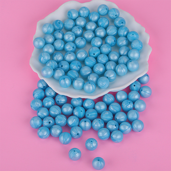 PandaHall Round Silicone Focal Beads, Chewing Beads For Teethers, DIY Nursing Necklaces Making, Pale Turquoise, 15mm, Hole: 2mm Silicone...
PandaHall Round Silicone Focal Beads, Chewing Beads For Teethers, DIY Nursing Necklaces Making, Pale Turquoise, 15mm, Hole: 2mm Silicone...